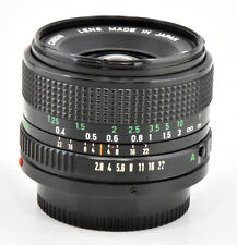 CANON - COMME NEUF - 28mm f/2.8 FDn - OBJECTIF GRAND ANGLE 100% FONCTIONNEL