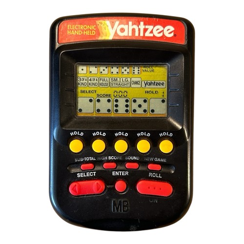 Yahtzee electronic hand held - electronic, hand-held