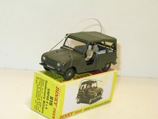 DINKY TOYS renault 4L gendarmerie sinpar militaire + fixe antenne + ant. GRISE B