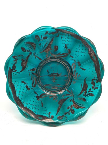 Ancien plat décoratif - , en