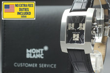 [N COMME NEUF ++ avec étui] Montre chronographe suisse Montblanc 7049 33 mm...