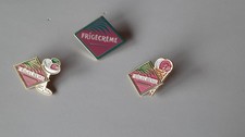 Lot de 3 pin's Frigécrème