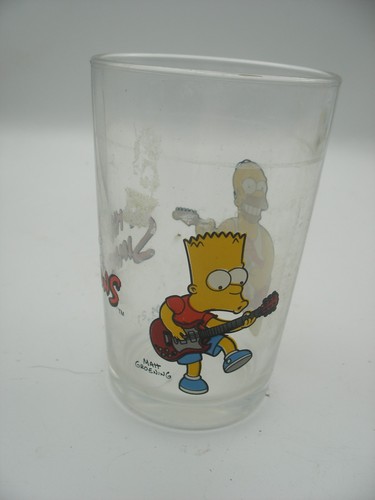 Les simpsons verre moutarde - les,