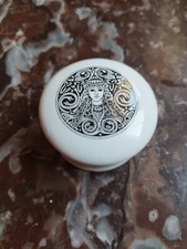 Pilulier, Boîte À Bijoux En Porcelaine Celtic Collection. Horizon Porcelain