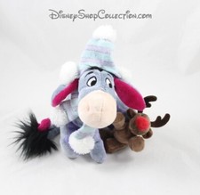 Peluche âne Bourriquet DISNEY STORE renne Noël 21 cm (MO7409)