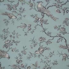 Toile de Jouy Mésange Gris/Bleu [au demi-mètre]