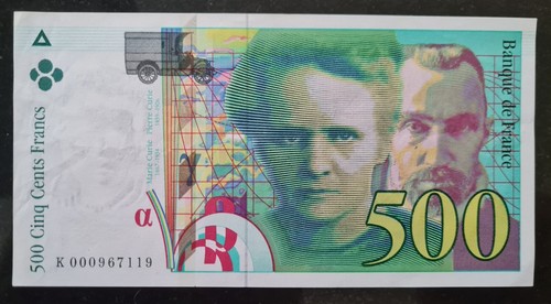 France 500 francs 1994 marie - france,