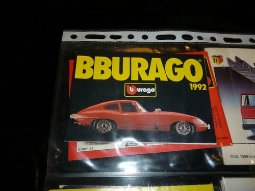Petit catalogue burago 1992 - petit,