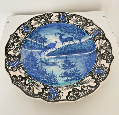 Plat turquie iznik signé - ,