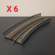 6x Jouef HO Rail Courbe +