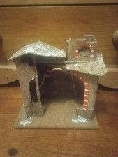 ANCIENNE ETABLE- DEVINEAU -  23 cm Crèche De Noël 