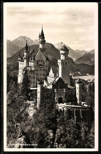 Carte postale château - , de