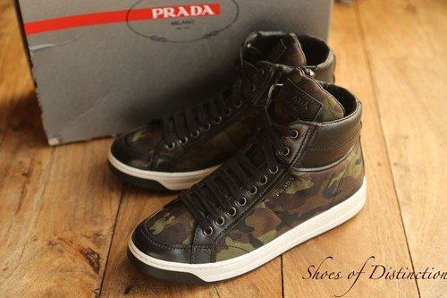 Baskets prada cuir - en,