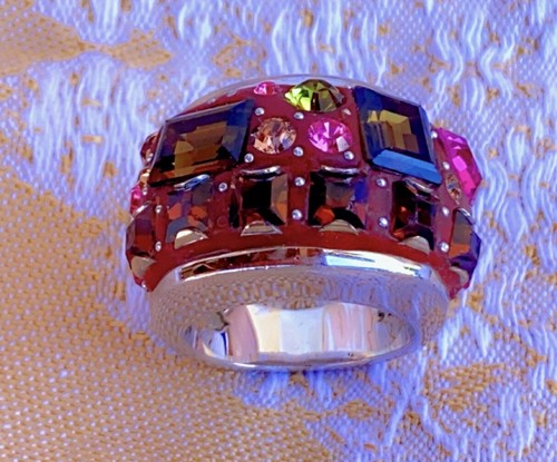Bague swarovski cristaux - bague,