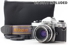 [ COMME NEUF avec sangle ] Appareil photo argentique Nikon FE + Nikkor-H...