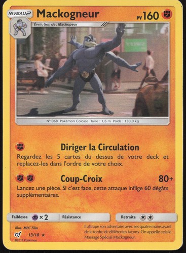 Carte pokémon mackogneur - carte,