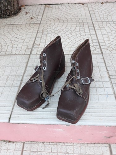 Paire galoches cuir - galoches, semelle