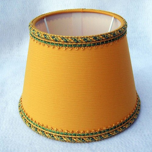 Abat jour tissu - abat-jour, jaune