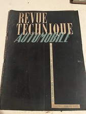 RTA revue technique automobile n°37 mai 1949 ford V8 13ch