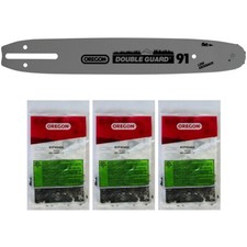 Guide 12 pouces avec lot de 3 chaînes 45 maillons OREGON pour tronçonneuse GT EL