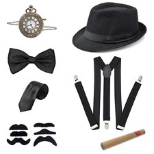 7pcs Accessoire Annee 1920