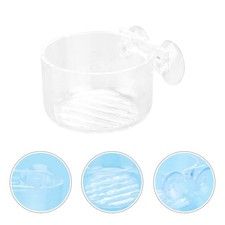  2 Pcs Mangeoire Poisson Aquarium Distributeur Pour D'aquarium En Acrylique