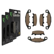 3 Kit plaquettes frein Av G, Av D et Ar Pour Kawasaki ZR 750 Zephyr de 1991 à 19