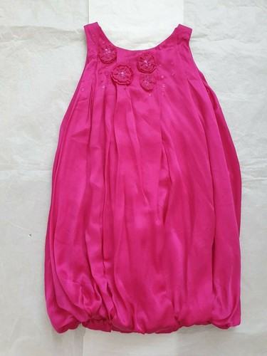 Robe soie magenta - robe,