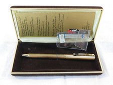 BERENDSOHN Coffret double stylo PLUME / BILLE doré 24 carats