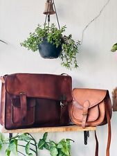 Femmes Cuir Italien Vintage