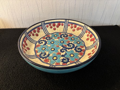 Polychrome glazed earthenware - polychrome,