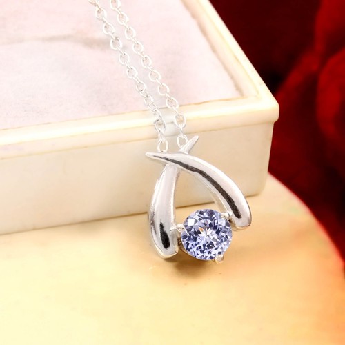 Collier pendentif saphir bleu - saphir,