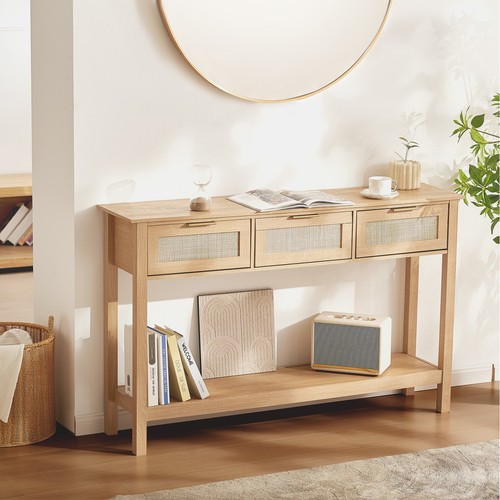 Vevor table console rotin - vevor,