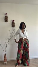 Pantalon en pagne africain -