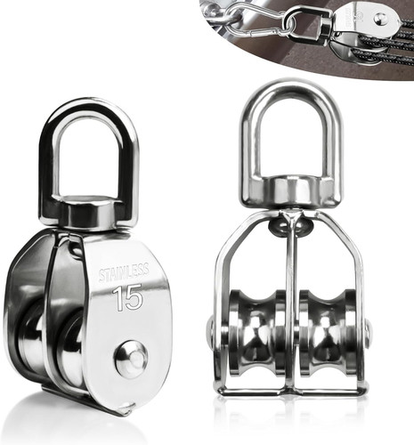 Lot poulies doubles - de, m15