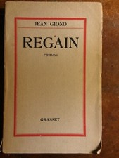 Jean Giono. Regain. Edition de 1946.