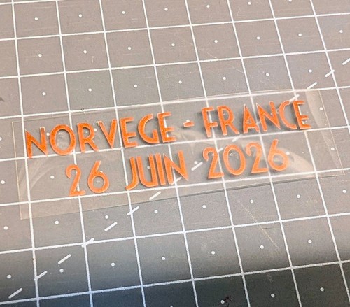 Patch détails match norvege - norvege,