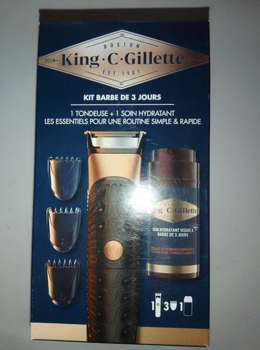 King gillette kit barbe - king, c
