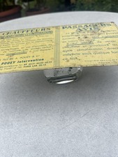 ANCIENNE PLAQUE  En Tôle Bus Tramway  Train Transport Ancien No Émaillée