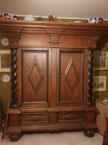 Armoire ancienne bois - armoire, en