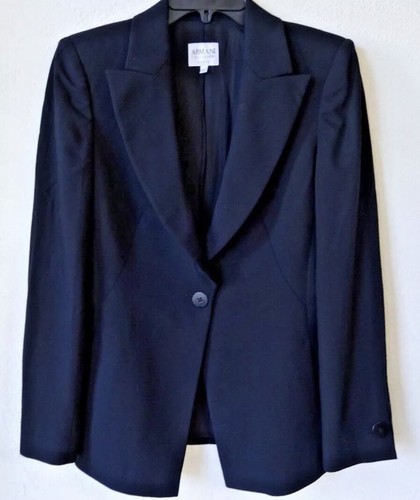 Armani collezioni black blazer - armani,