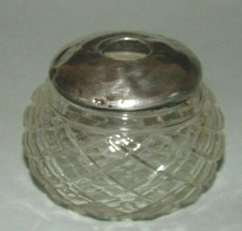 Ancien encrier inkwell - inkwell, cristal