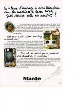 PUBLICITE  1980   MIELE  machine à laver à hublot