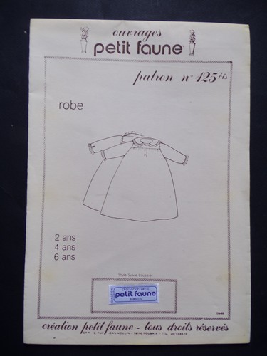 Patron ancien petit faune - ancien,