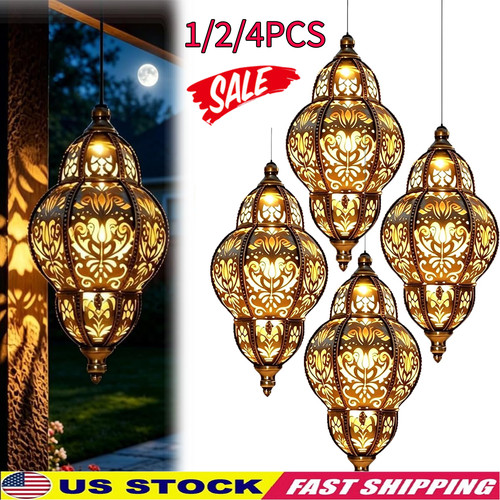 Hanging solar lights - 1/2/4x,