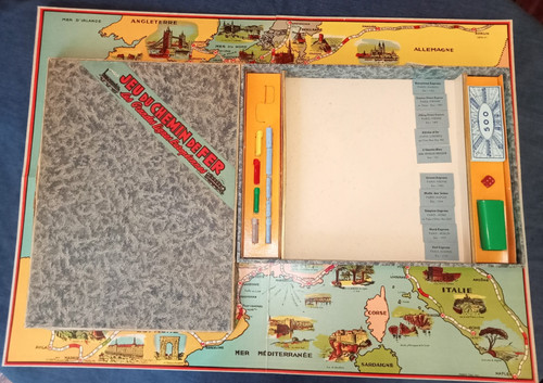 Ancien jeu chemin fer - jeu,