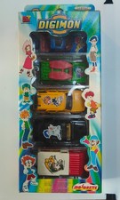 Set de 5 Voitures Majorette édition DIGIMON en boite. Année 2000