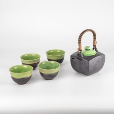 Mino Article Japon Vert Thé Tasse Théière Dobin Kyusu Yunomi Lot De 5 Printemps