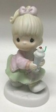 Precious Moments "Our Club Is Soda-Licious" 1996 Mint Figurine & Box
