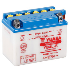 Batterie YB4L-B Yuasa Pour Agiva 50 Cucciolo, Mito 98 COD.YB4L-B